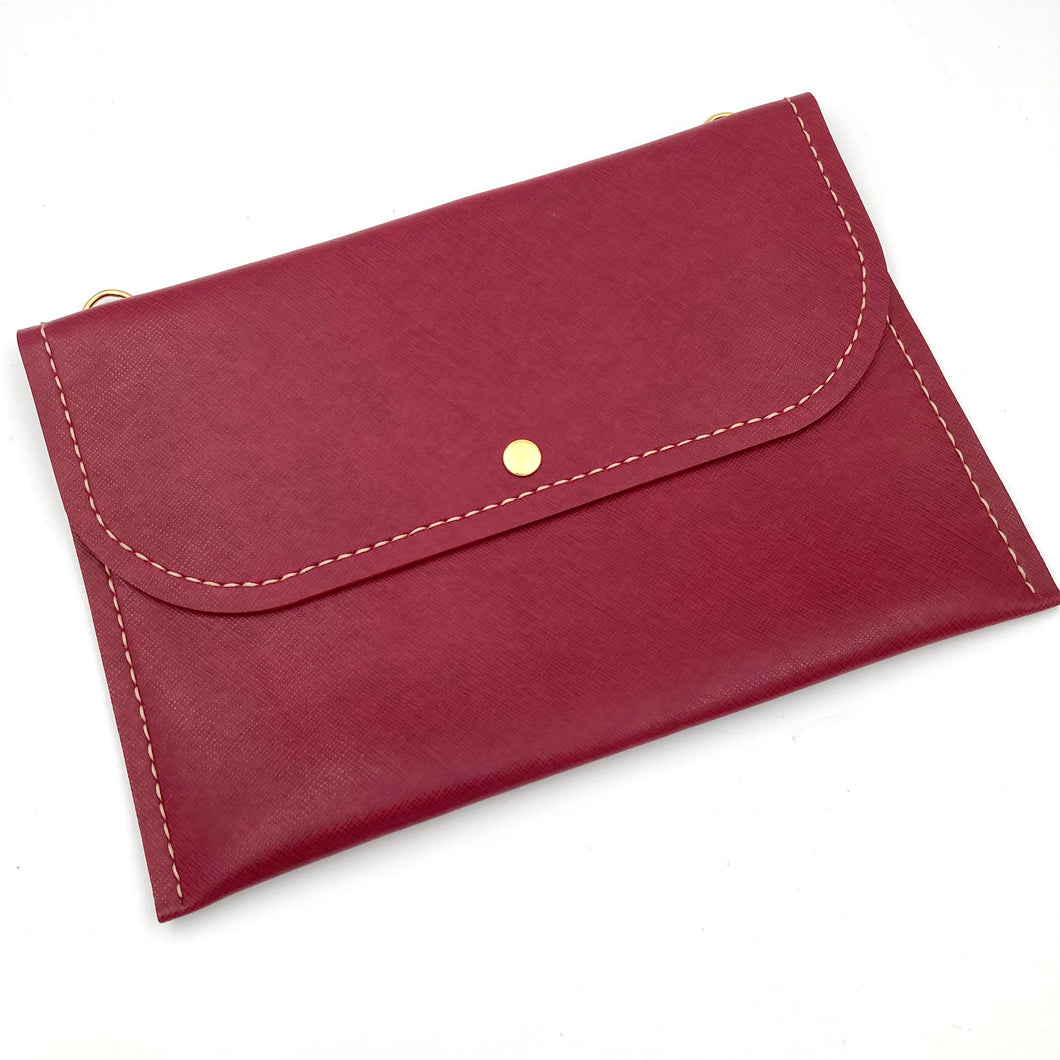 JESS Handcrafted Leather - Wine Red (PRE-ORDER: Made and ready to ship in 2 working days)