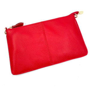 LUCY Genuine Leather Mini-Bag - Bright Red