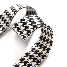 Load image into Gallery viewer, 5cm Bag Strap - Black and White Houndstooth
