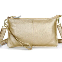 Load image into Gallery viewer, LUCY Genuine Leather Mini-Bag - Metallic Champagne
