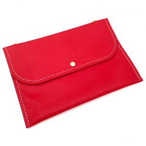 JESS Handcrafted Leather - Bright Red